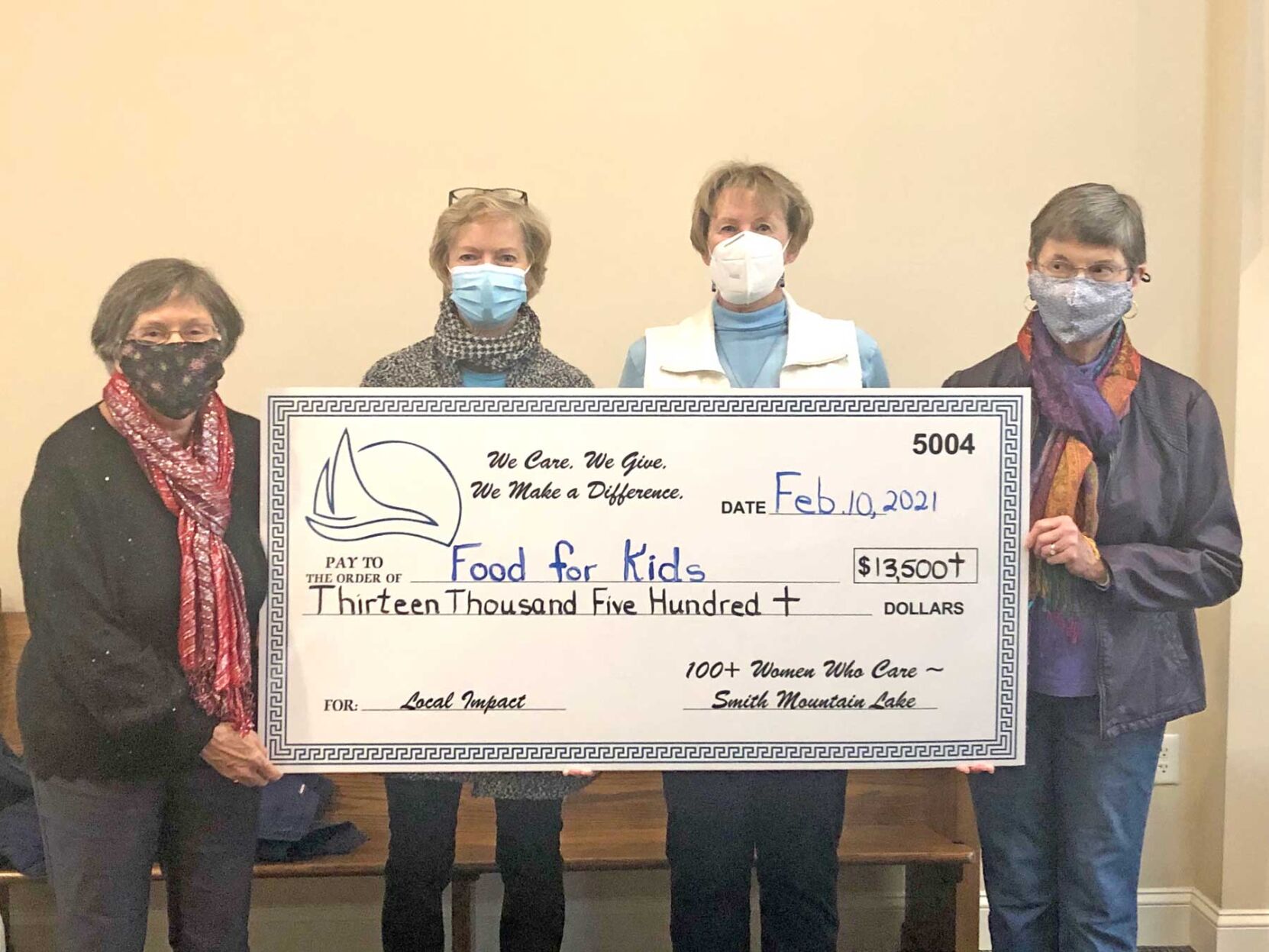 100+WWCSML awards $13,500+ to Food For Kids